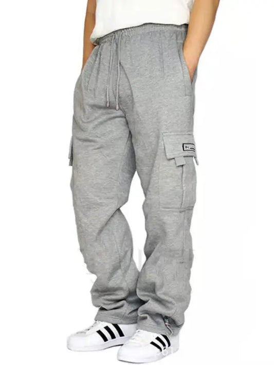 New sports and leisure loose foot multi-pocket tether men's loose overalls trousers kakaclo
