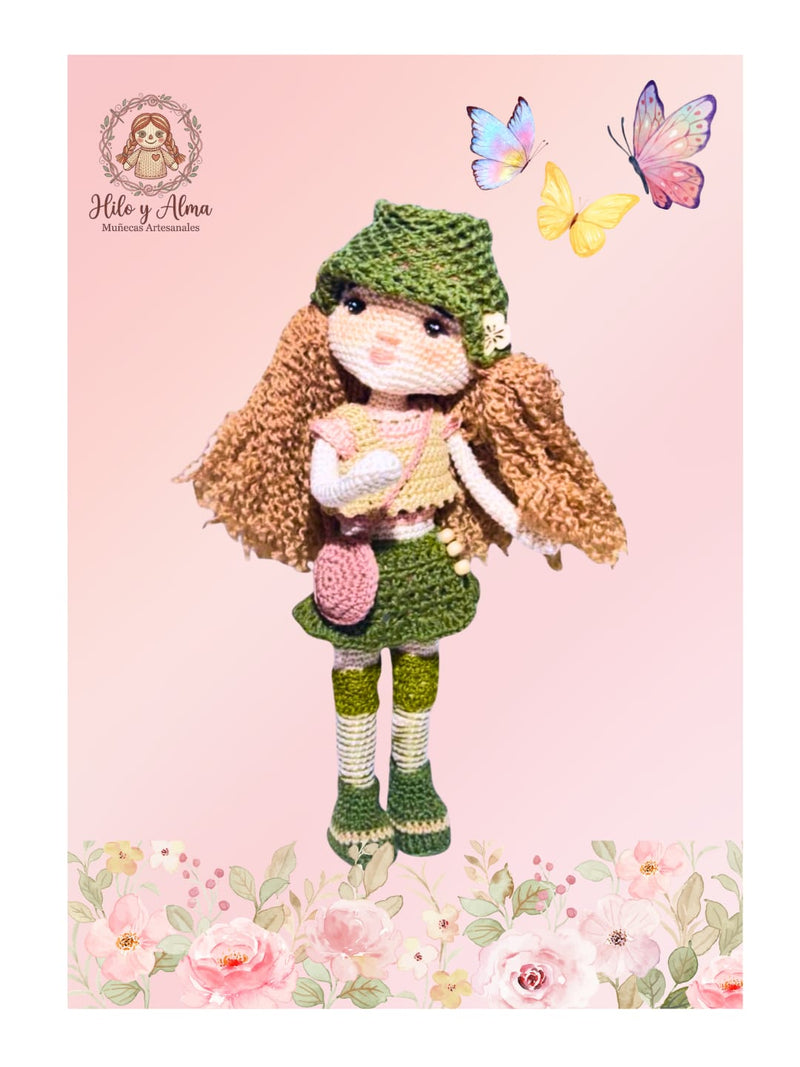 Nika - Muñeca Artesanal Soft Doll 35cm