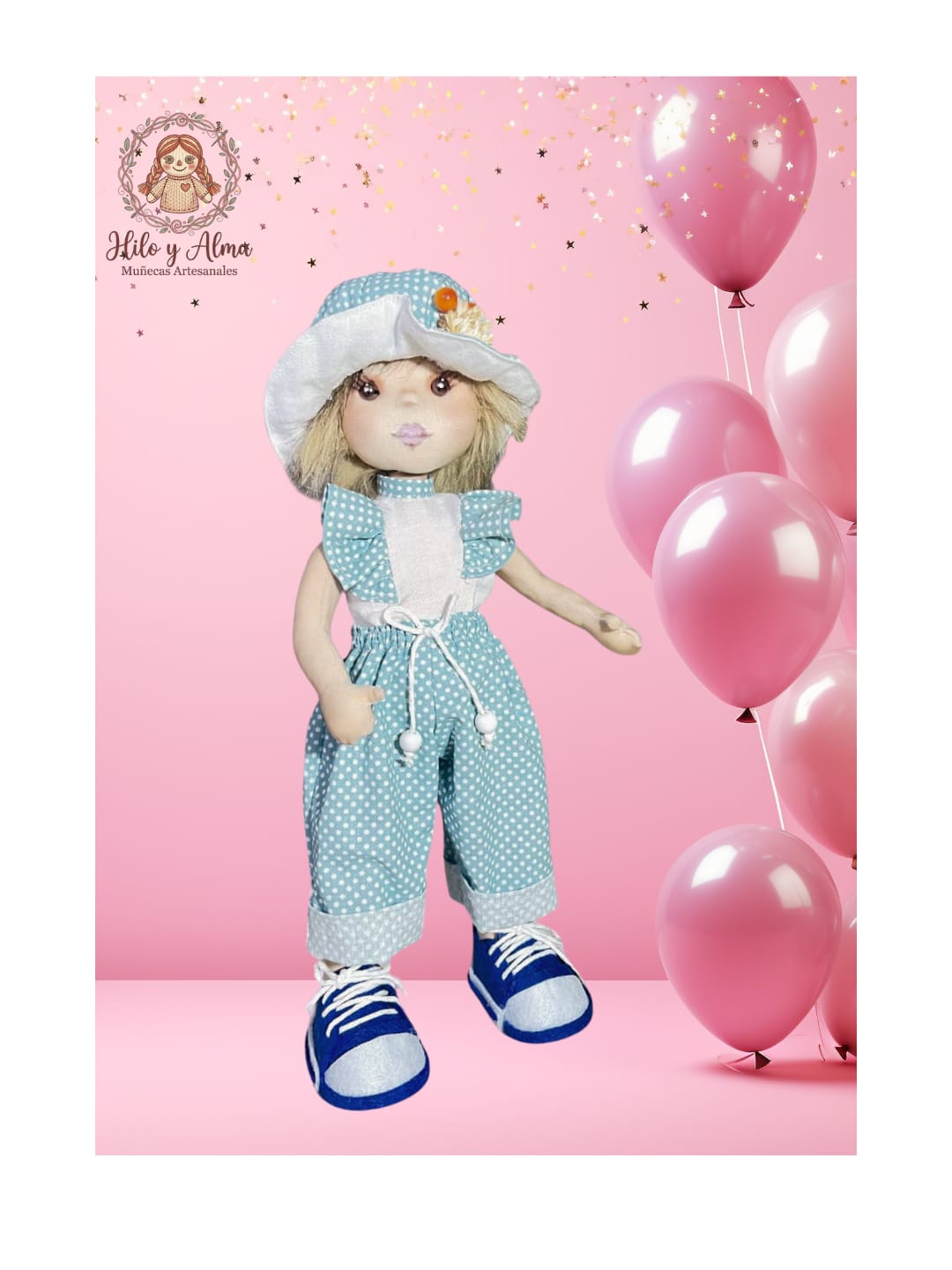 Perla - Muñeca Artesanal (Testigo de Momentos Especiales)