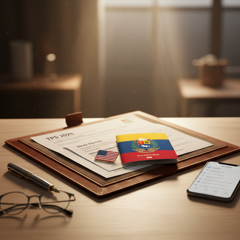 Carpeta de Seguridad USA 2026 - Manual de Supervivencia Documental para Venezolanos