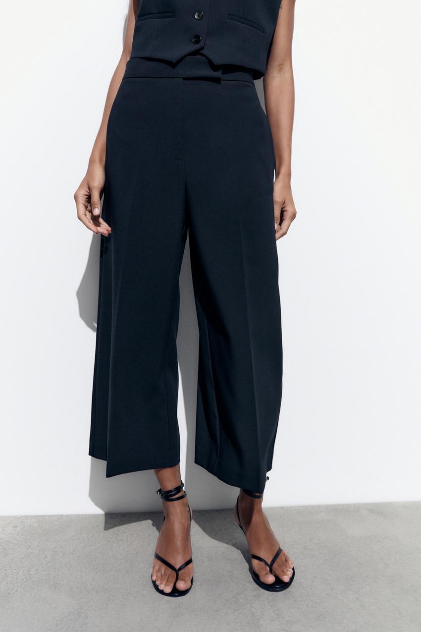 Pantaloni gamba larga Cropped JuneMade