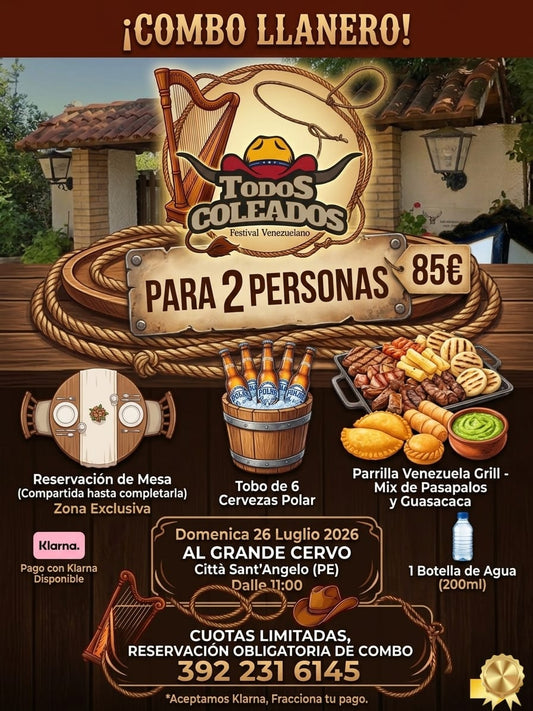 Todos Coleados 2026 – Combo Llanero