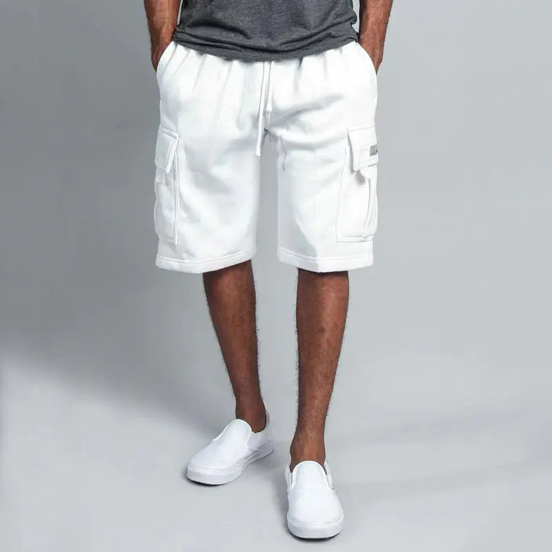 New style five-point pants casual multi-pocket loose straight-leg cargo shorts kakaclo