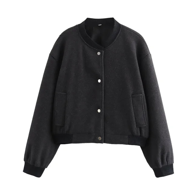 Cropped Bomber Jackets For Women Autumn eprolo