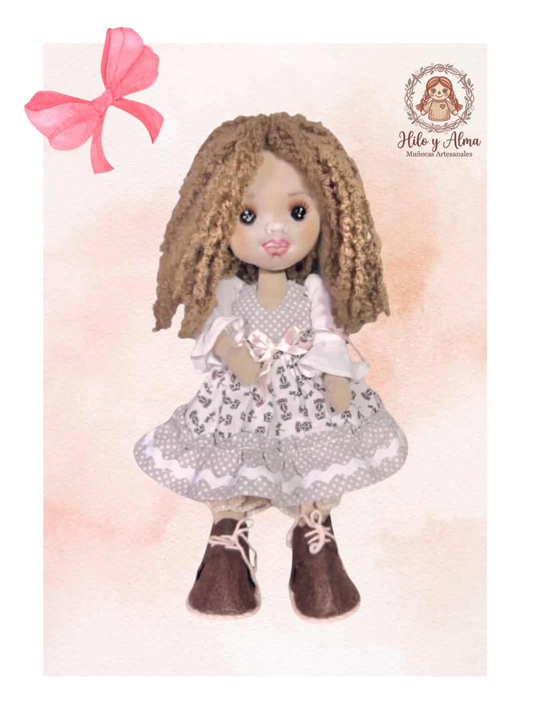 Maya - Muñeca Artesanal en Tela 35cm (Tradición Clásica)