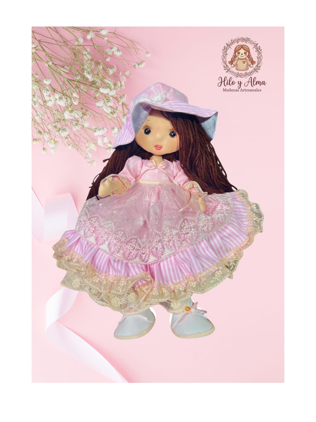 Verónica - Muñeca Artesanal 47cm (Pieza Imperial de Autor)