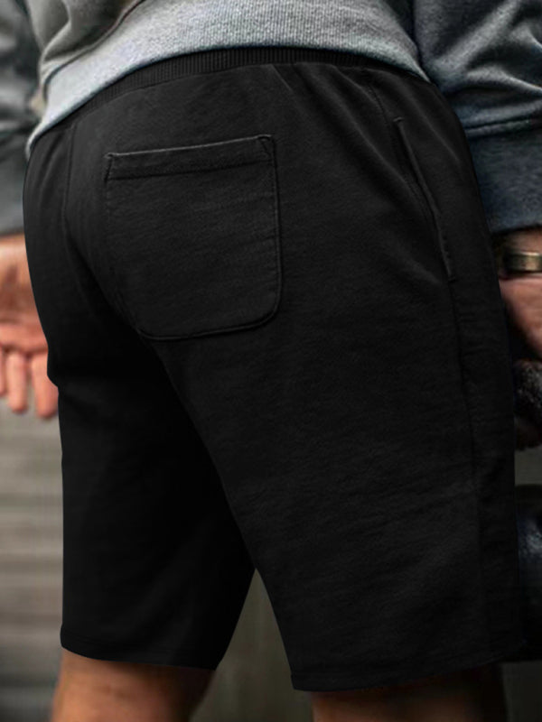 Nuovi pantaloncini sportivi casual da uomo con coulisse, spazzolati e morbidi come la pelle kakaclo