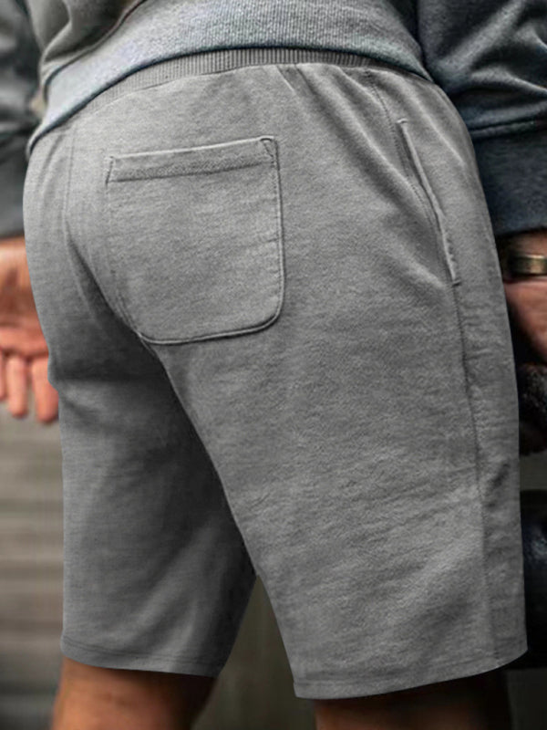 Nuovi pantaloncini sportivi casual da uomo con coulisse, spazzolati e morbidi come la pelle kakaclo