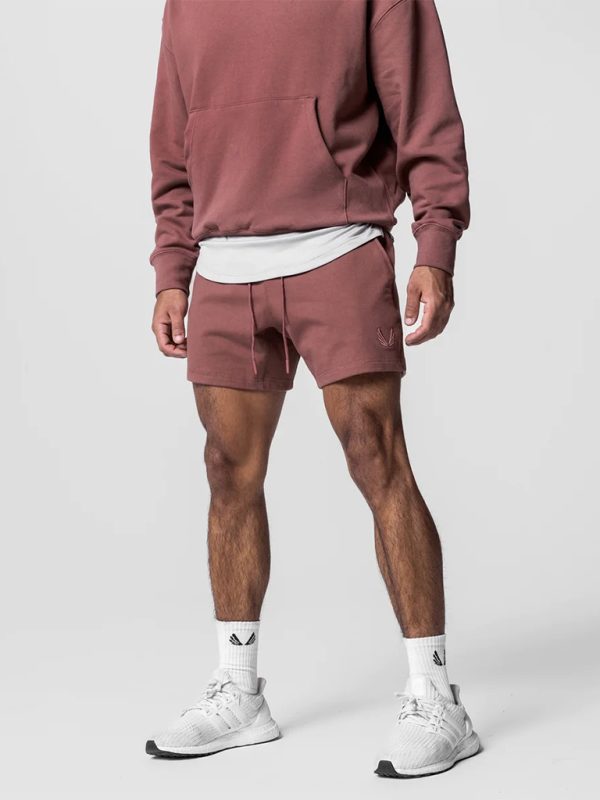 Pantaloncini da uomo sportivi e per il tempo libero retro loose training running ricamato versatile kakaclo