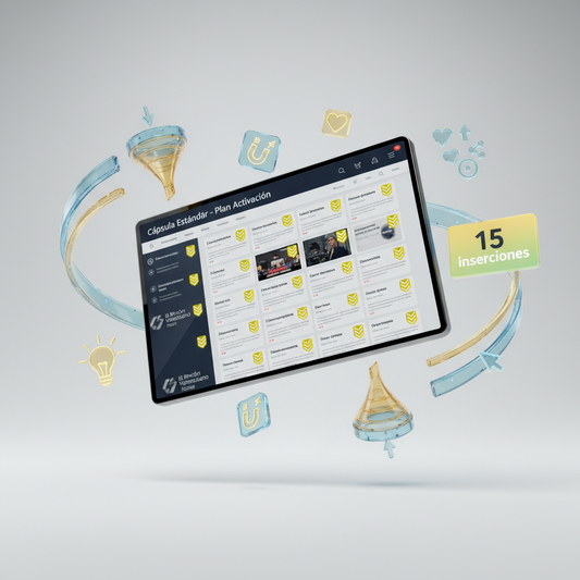 Cápsula Estándar - Plan Activación (15 Inserciones)