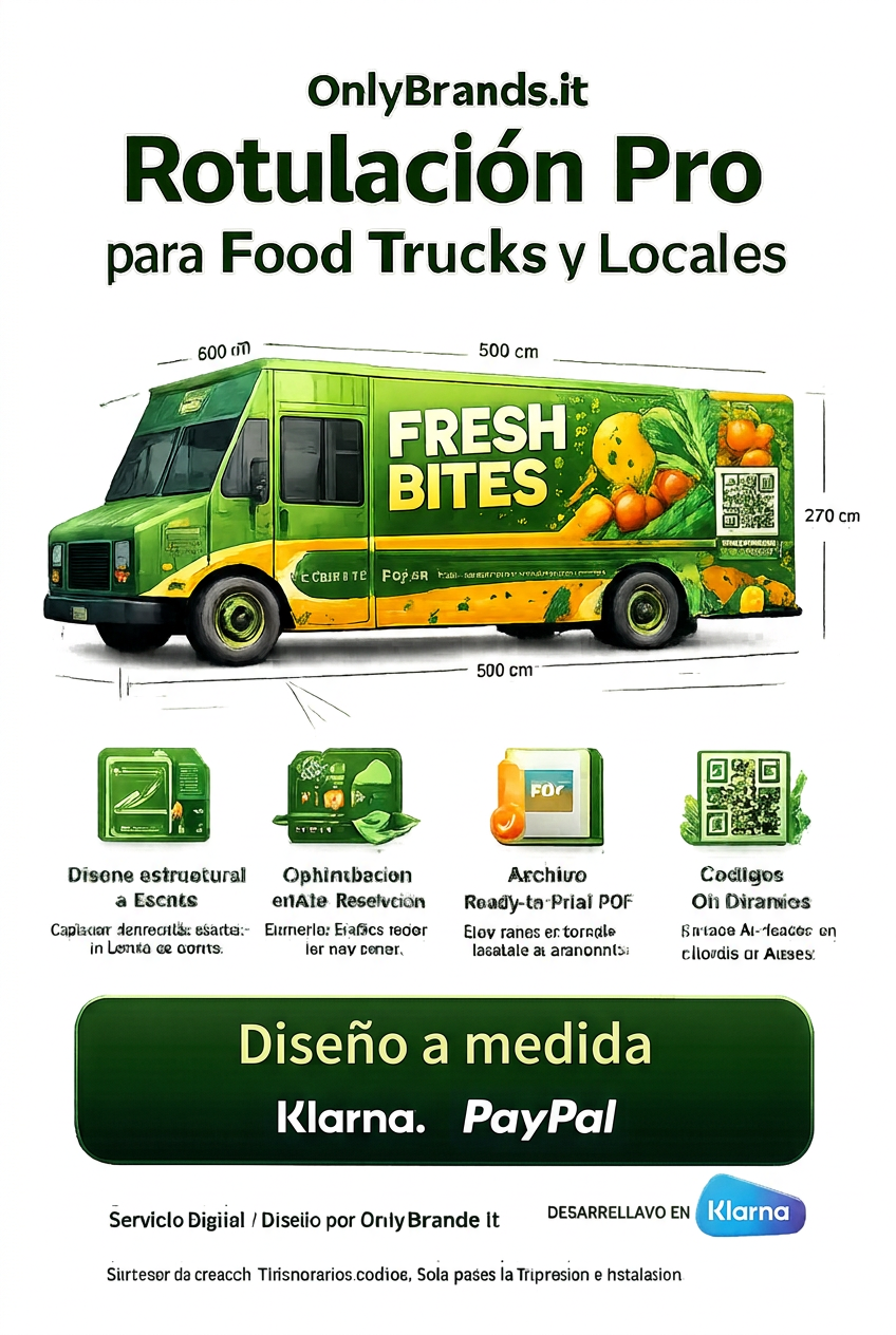 Imagen de rotulación sin precio fijo, con Klarna y PayPal