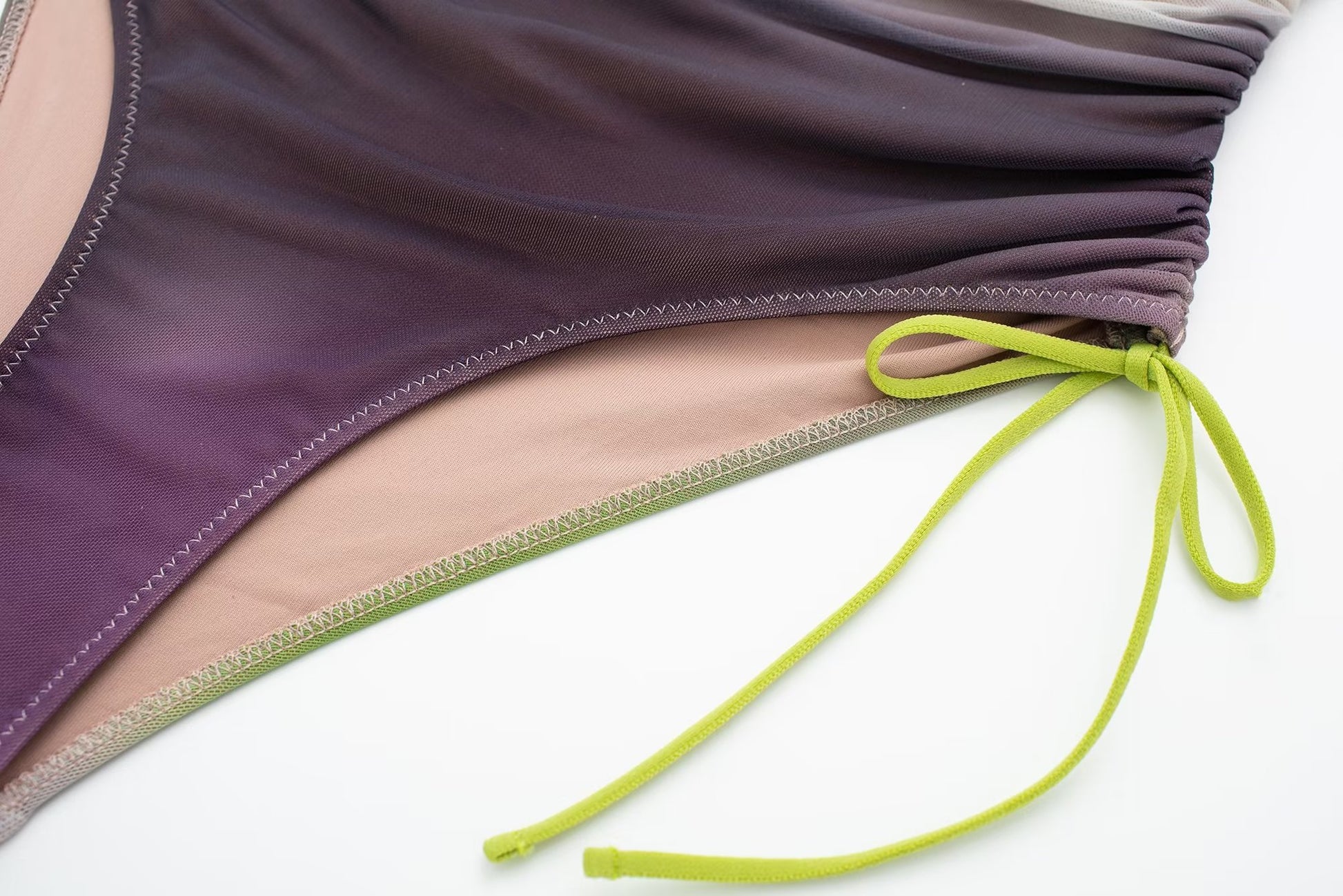Spring Women Long Sleeved Printed Silk Net Swimsuit flightCourse